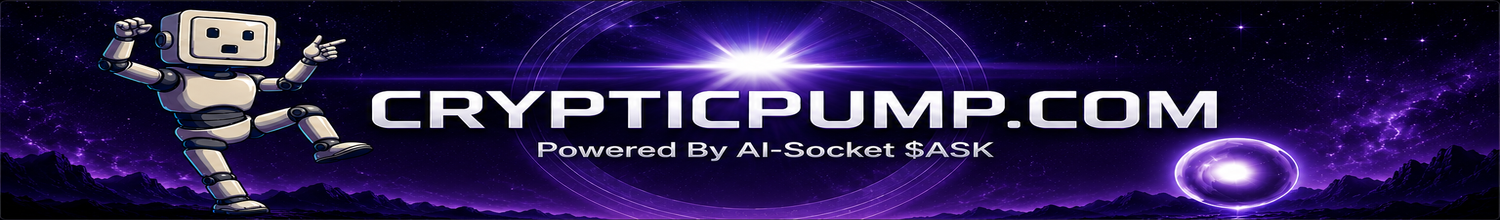 CrypticPump meme coin and Web3 directory powered by AI-Socket ASK